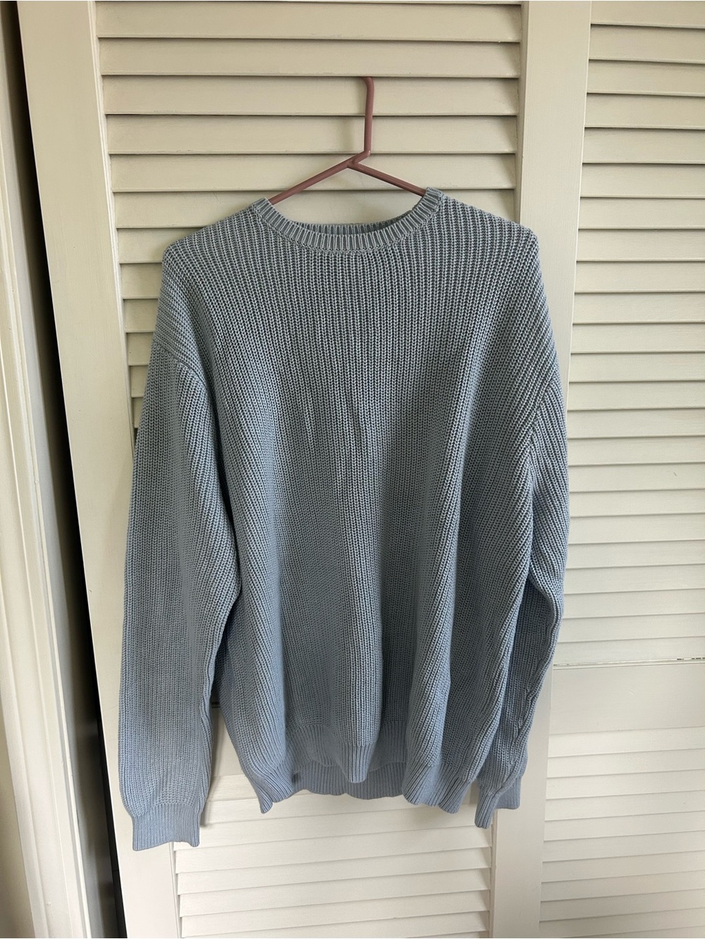 brandy melville light blue oversized sweater